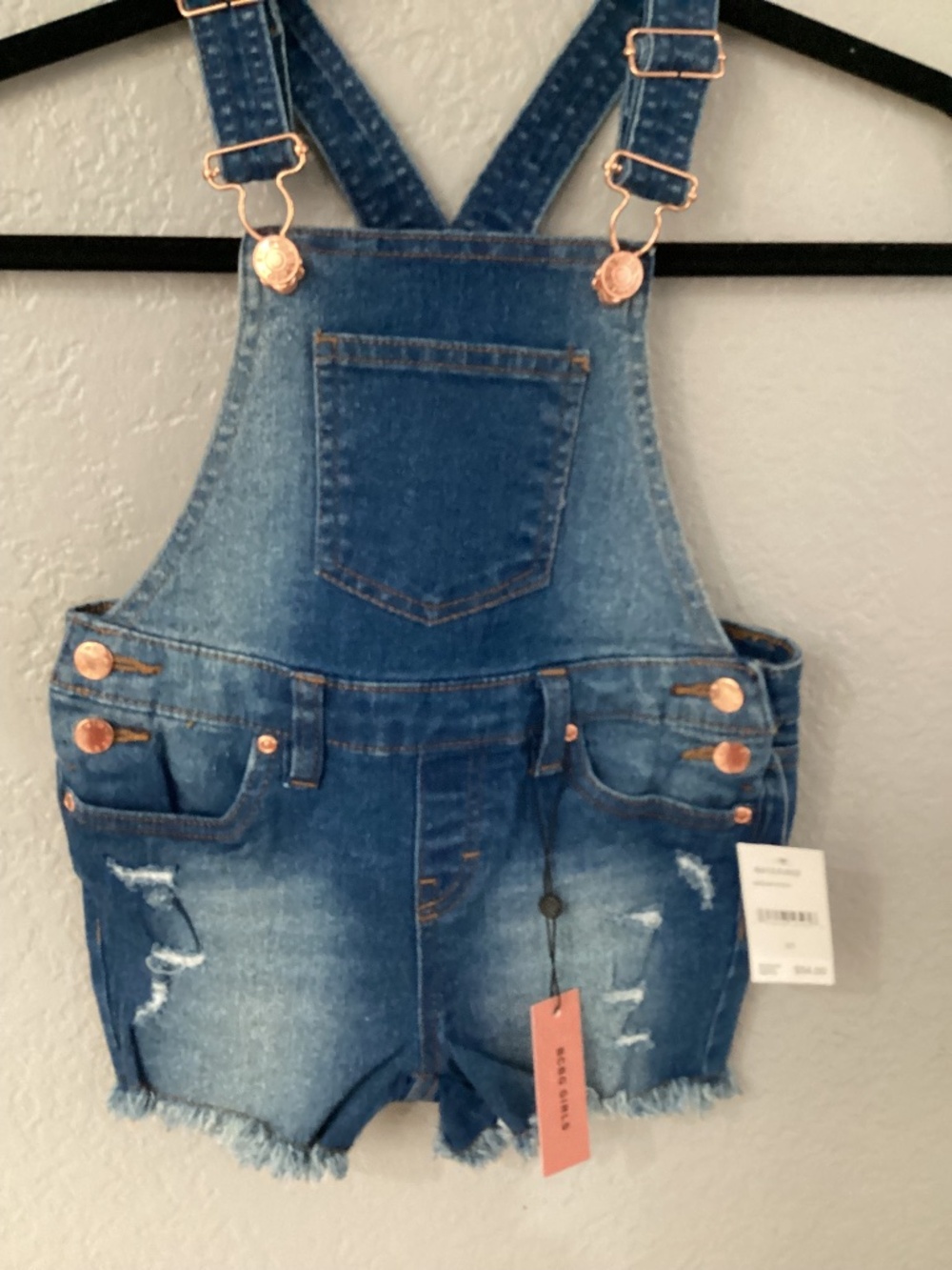 BCBG GIRLS NEW OVERALL SHORTS
